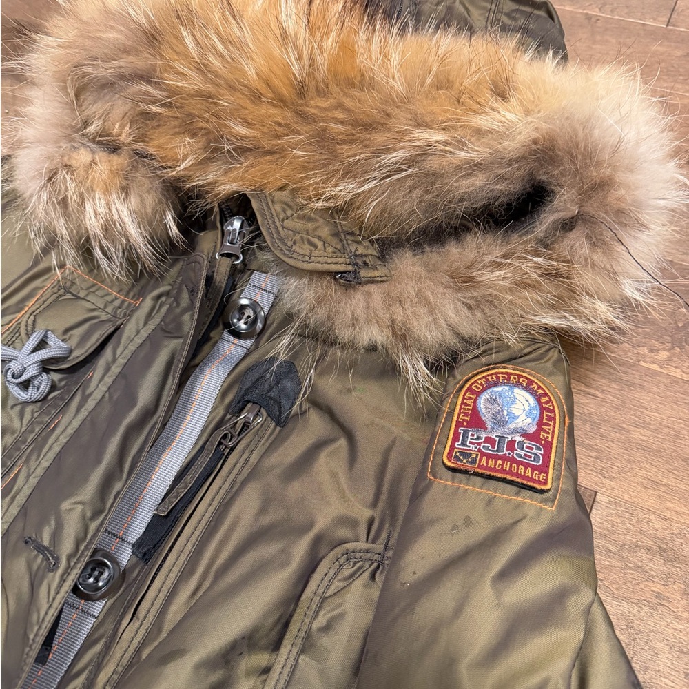 Parajumpers Puffer with Fur Trim